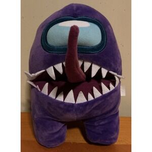 AMONG US 10" Premium‎ Purple Imposter Plush Bendable Tongue Fandom Gaming